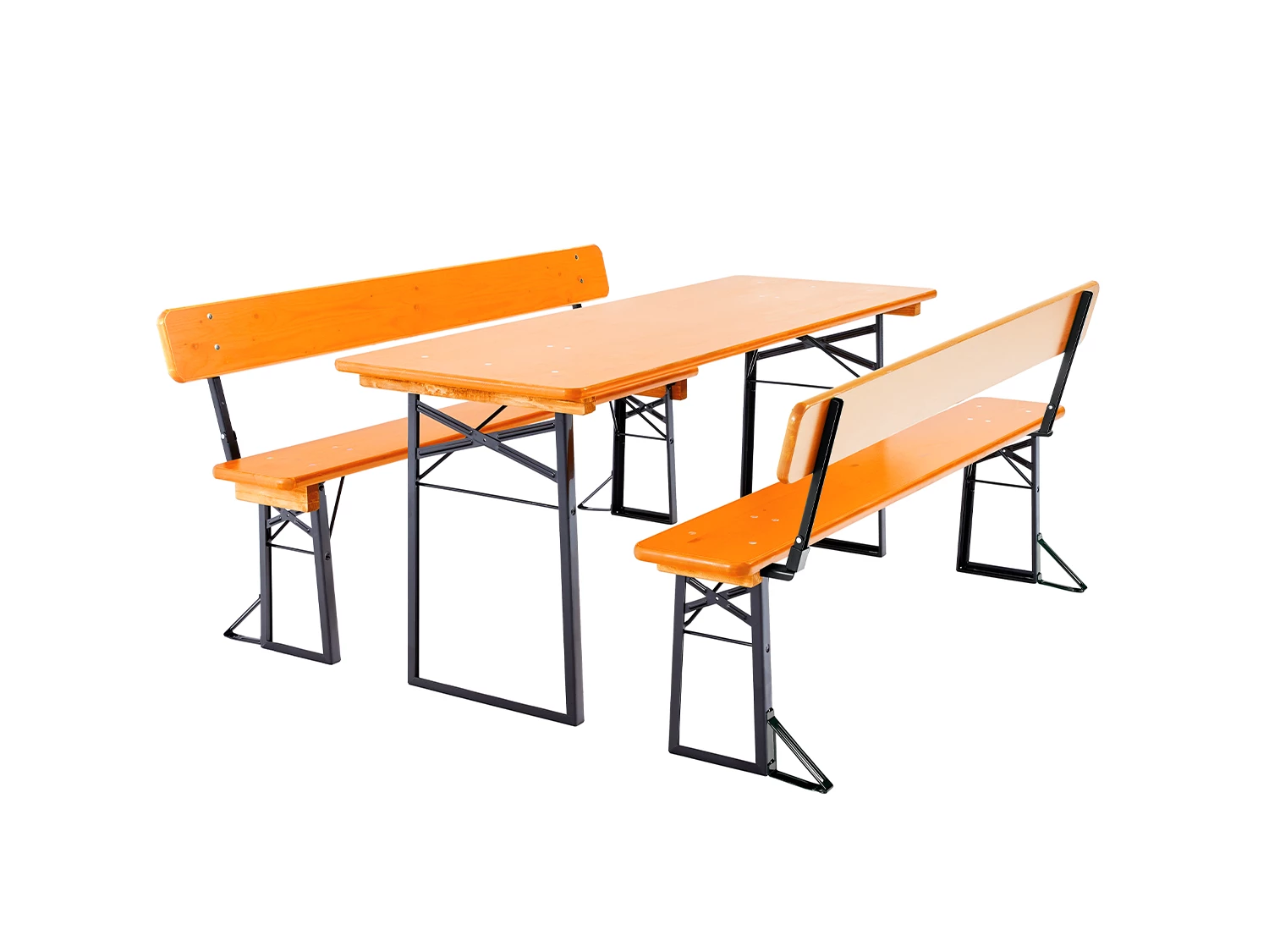 The Classic | Narrow | Relaxed Benches | Ochre & Black