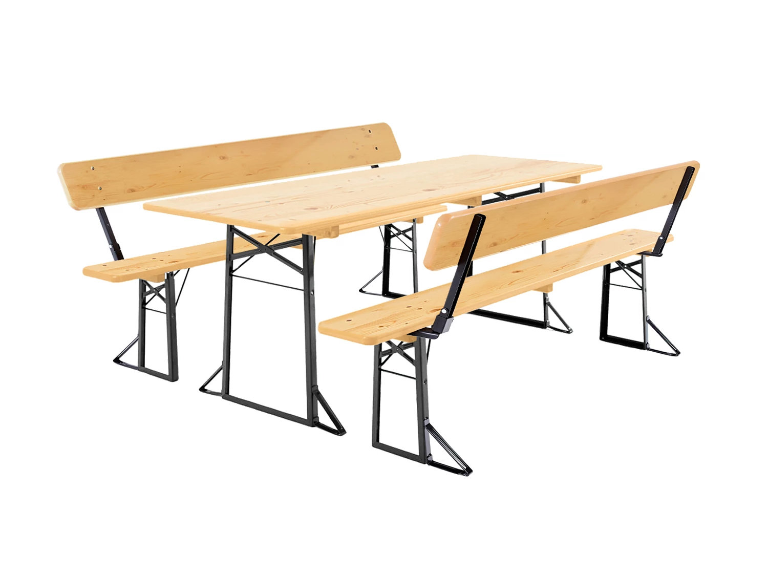 The Classic | Wide | Relaxed Benches | Natural & Black